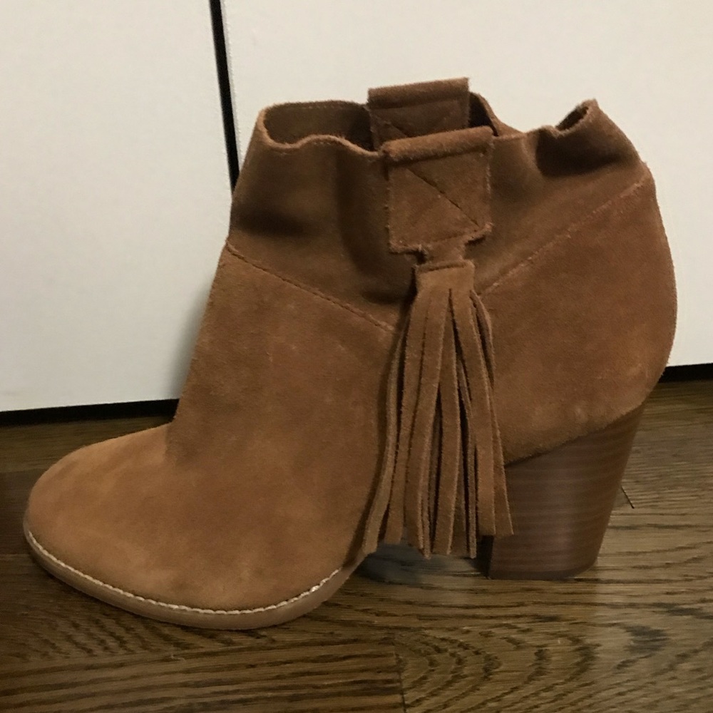 Suede Booties size 8